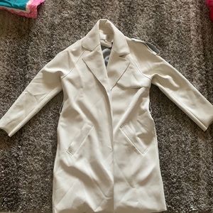 J.O.A. Los Angeles coat. Pearl color with grey interior. Size XS